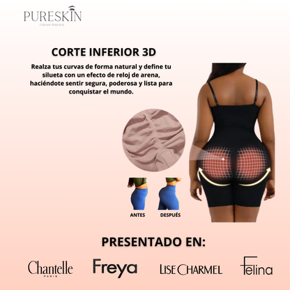 Body Reductor Mujer + Pack de 30 Parches Adelgazantes (GRATIS)