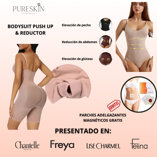 Body Reductor Mujer + Pack de 30 Parches Adelgazantes (GRATIS)